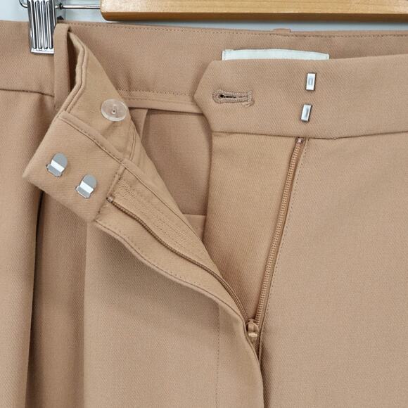 NWT Abercrombie & Fitch Sloane Tailored Wide Leg Pant In Tan Size 34 Regular - Picture 7 of 10